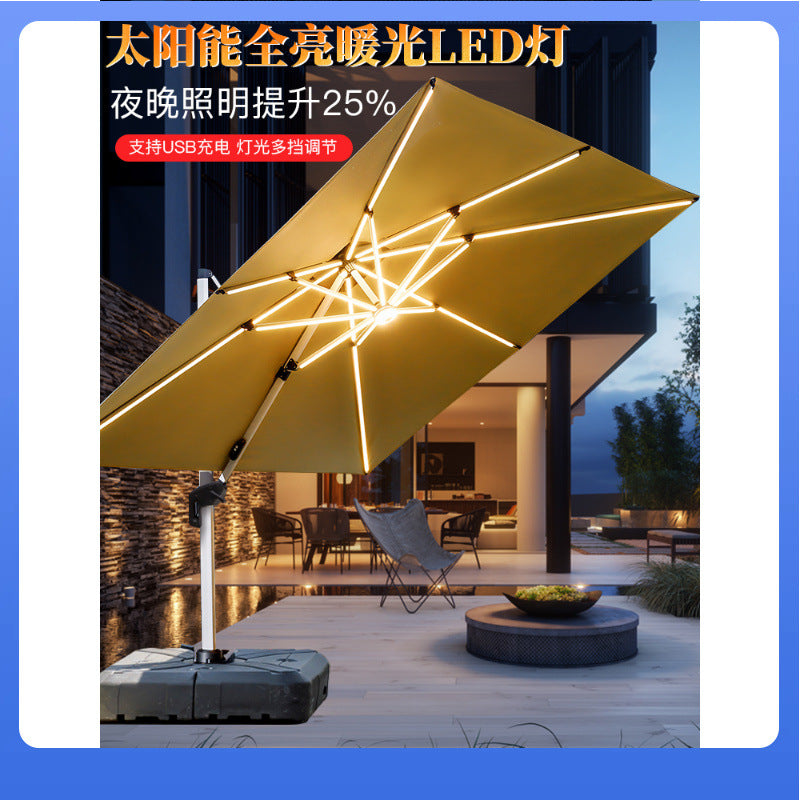 DX7L Outdoor Patio Umbrella for Garden, Balcony, and Villa