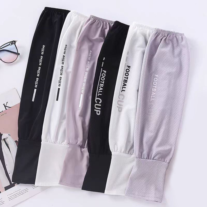 Unisex UV Protection Cooling Arm Sleeves for Summer Outdoor Activities