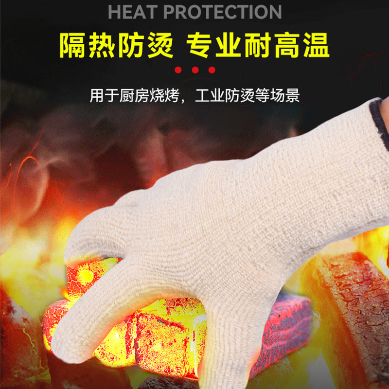 Heat Resistant Gloves for BBQ, Oven, Baking, Welding, 200°C Thermal Protection