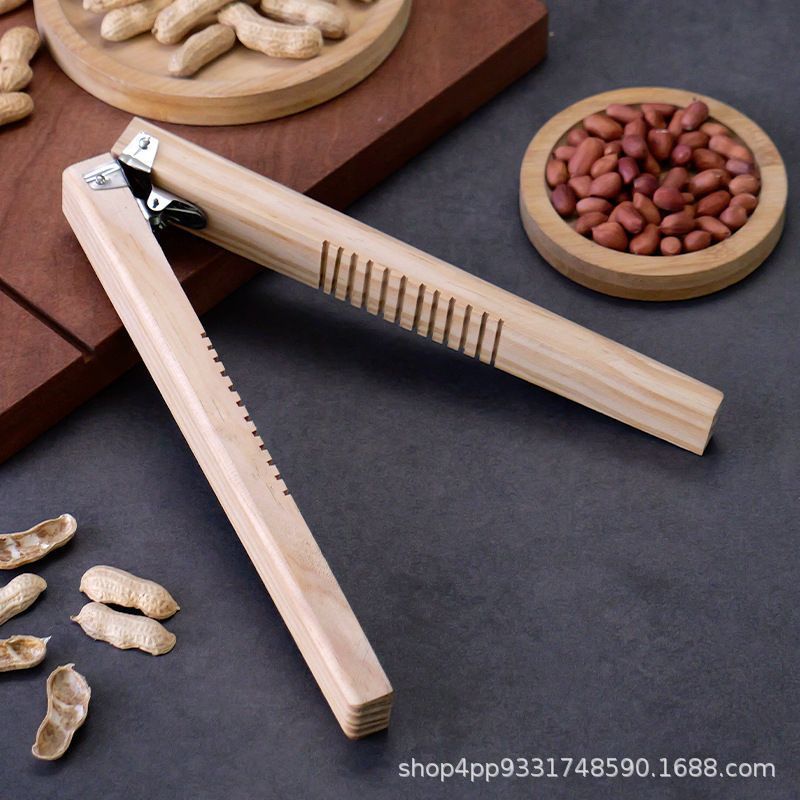 Wooden Chestnut and Peanut Sheller Tool