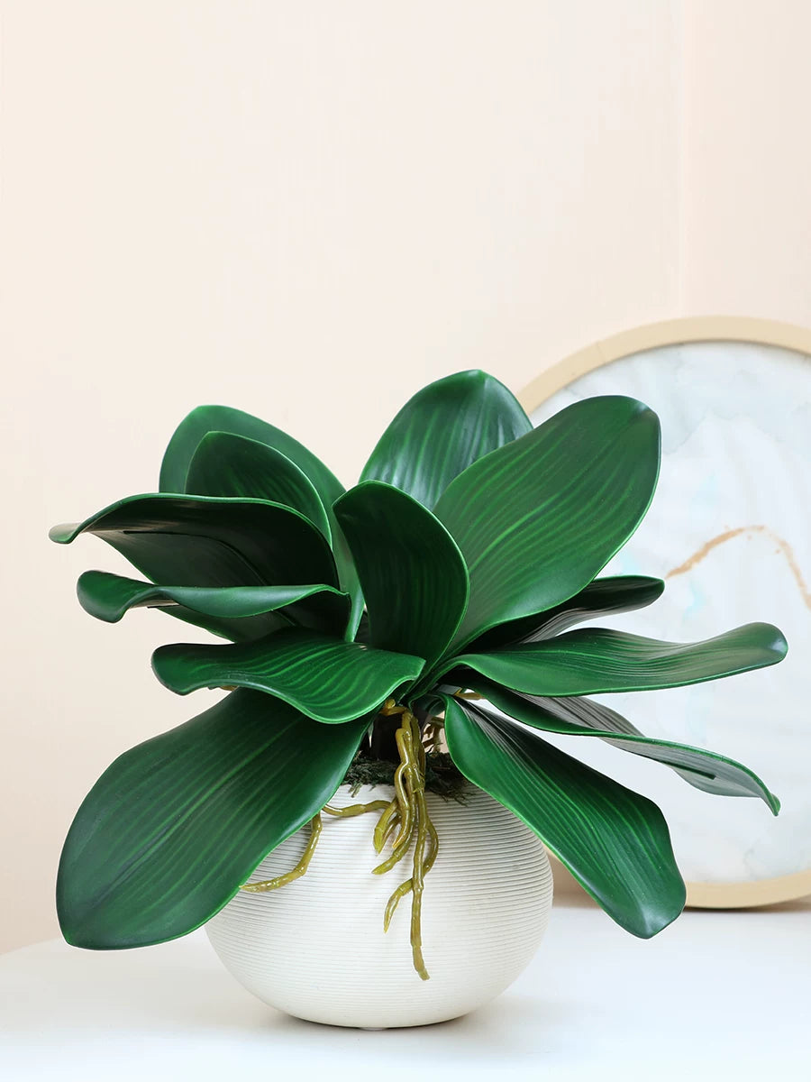 Artificial Hyacinth Flower with Realistic Leaves for Indoor Floral Arrangements and Decor
