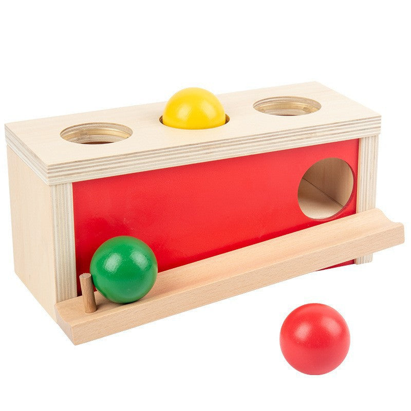 Montessori Wooden Coin Box Shape Matching Educational Toy for Toddlers 0-2 Years