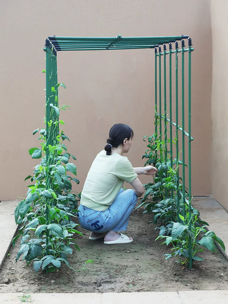 Garden Trellis for Climbing Plants, Vegetables, Tomatoes, Beans, and Flowers - Plant Support Frame