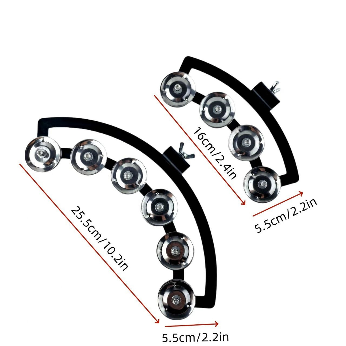 Snare Drum Bell Ring Percussion Accessory for Drum Kits