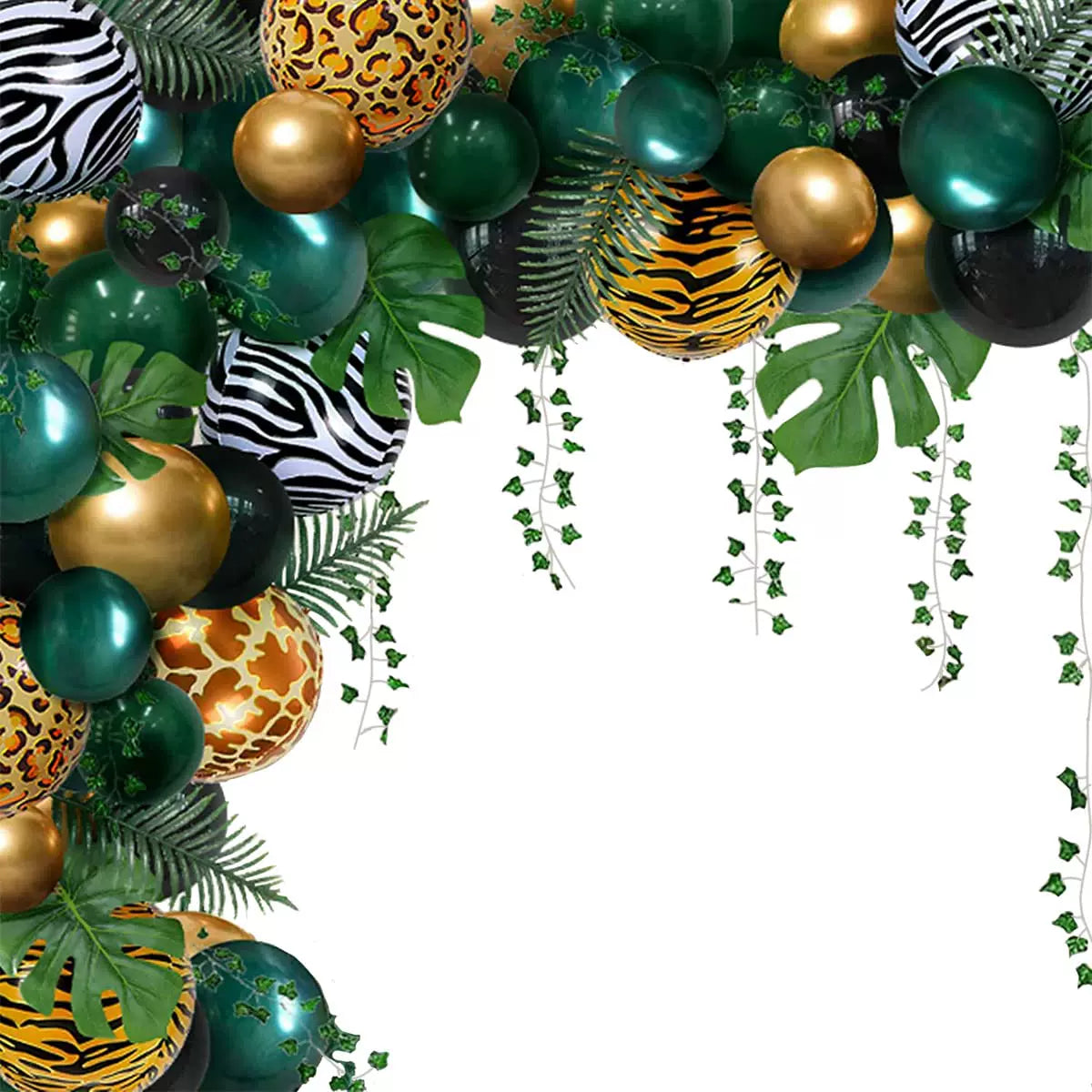 Jungle Animal Theme Balloon Arch Kit for Birthday Baby Shower Party Decorations