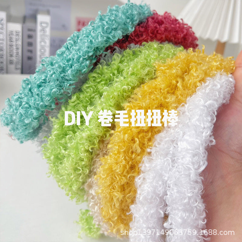 20mm Extra Thick Curly Pipe Cleaners for DIY Crafts and Pet Toys