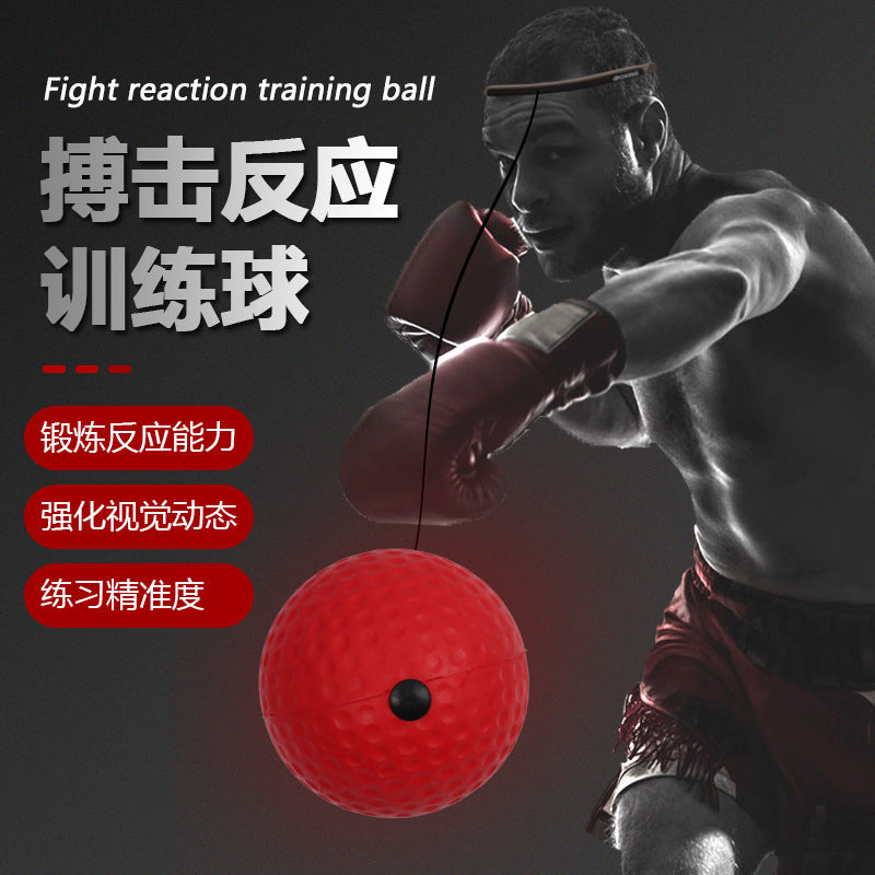 Boxing Reflex Ball with Headband for Kids & Adults, Speed Training Equipment for MMA, Boxing, Stress Relief