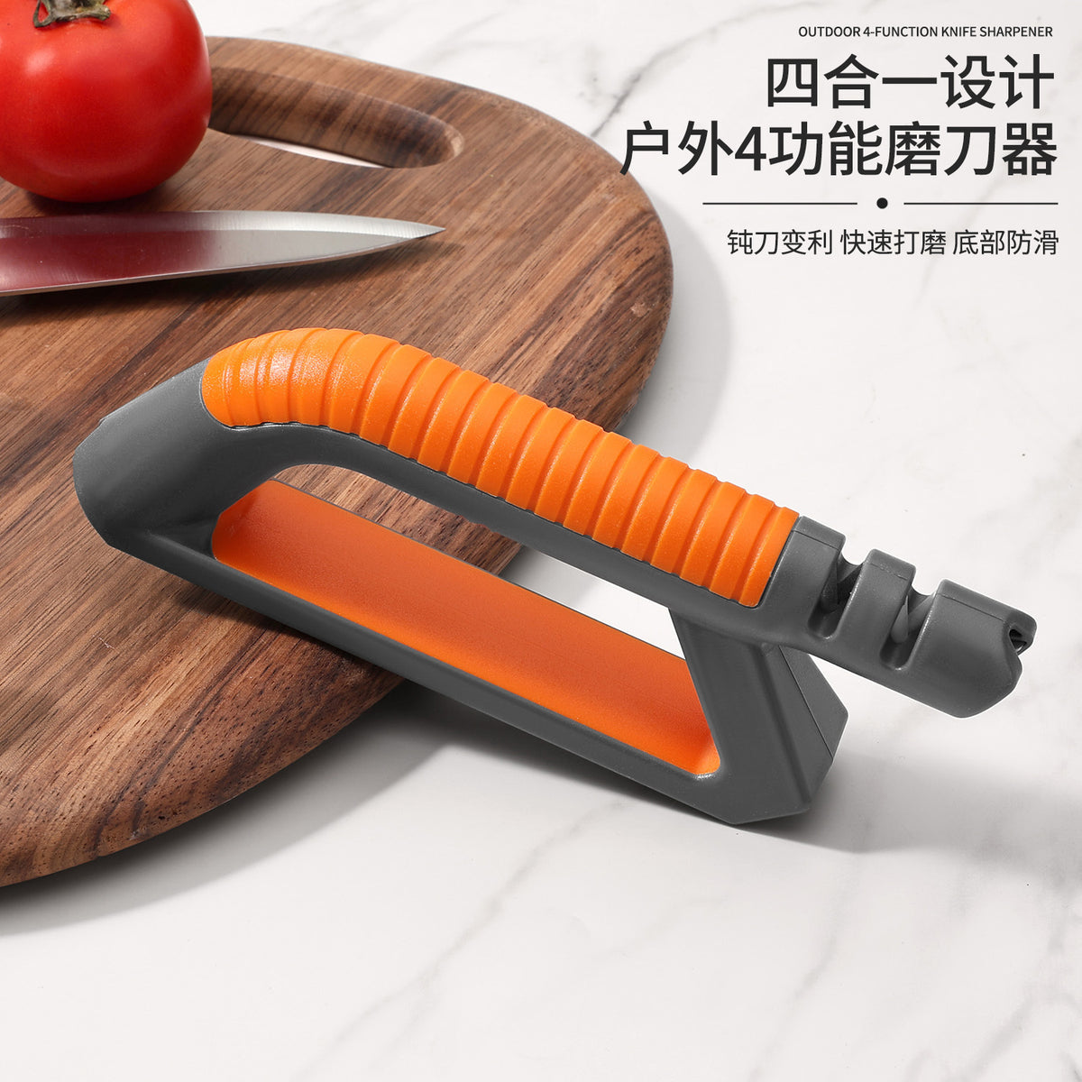 Portable Tungsten Steel Diamond Knife Sharpener for Kitchen and Outdoor Use