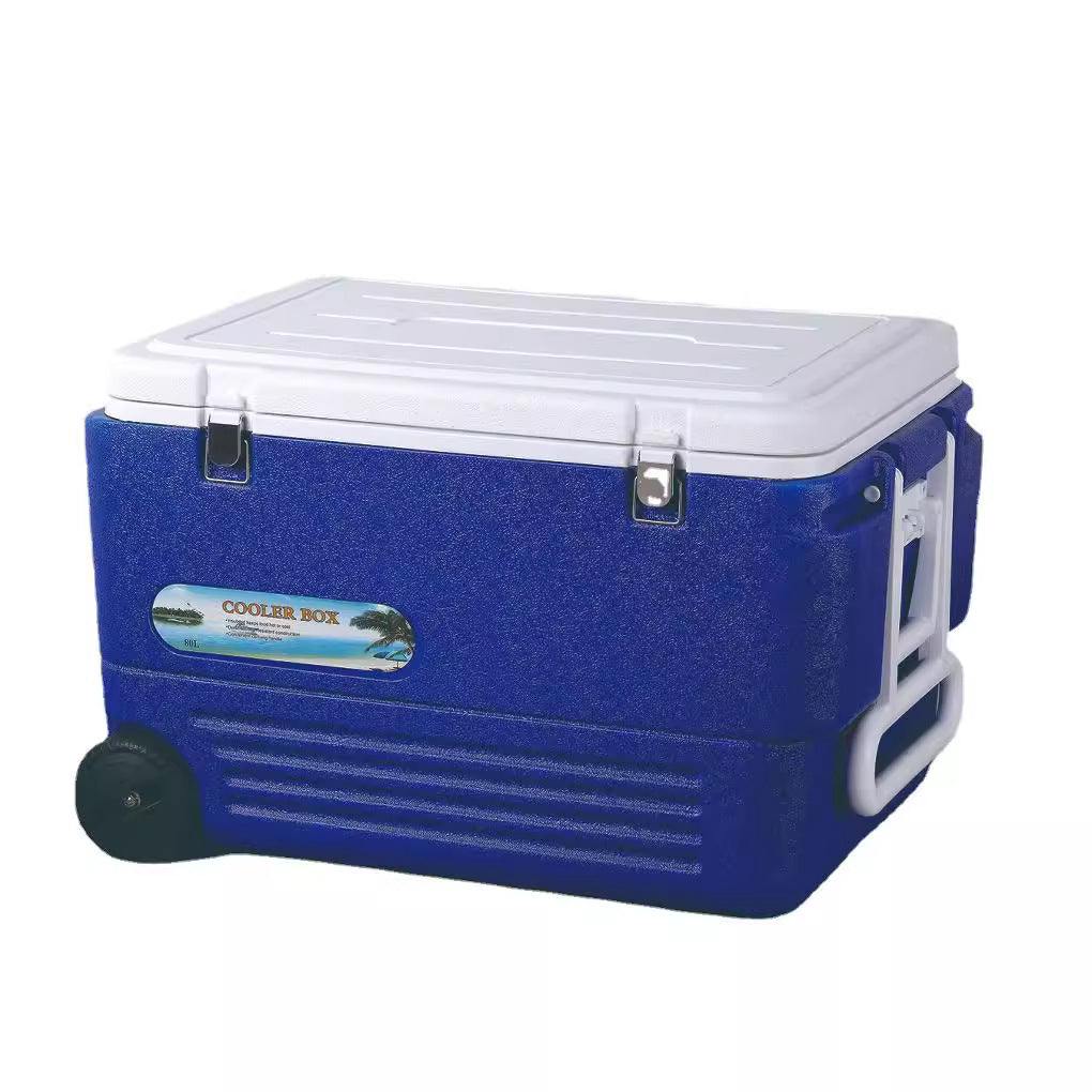 60L/80L Outdoor Insulated Cooler Box for Car, Fishing, and Food Delivery