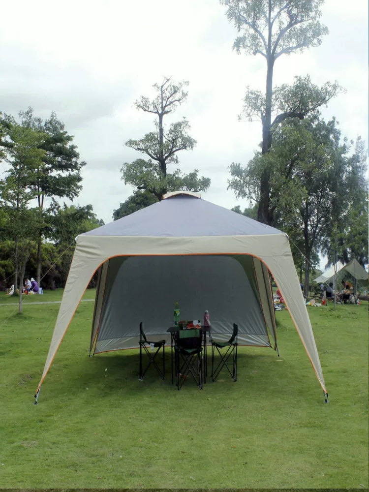 Large Outdoor Sunshade Canopy Tent for 5-12 People - Portable UV Protection for Patio & Camping
