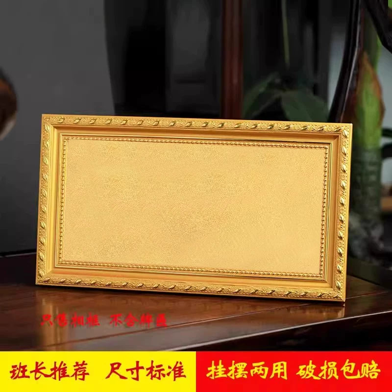 13.5x28cm Aluminum Alloy & Solid Wood Display Frame for Awards and Photos