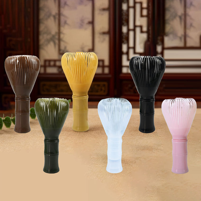 Resin Matcha Whisk for Traditional Tea Ceremony and Baking, Food-Grade 100-Prong Chasen