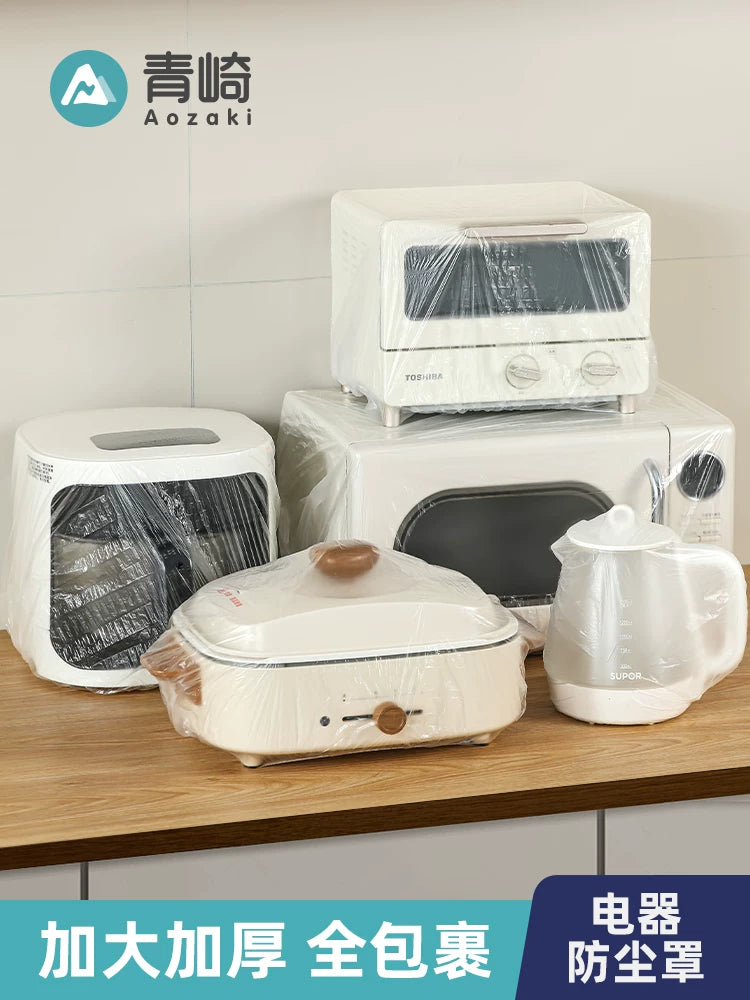 Disposable Thickened Transparent Appliance Dust Covers for Kitchen and Home