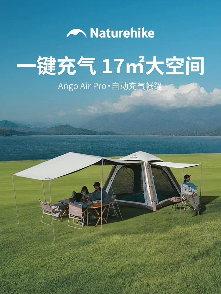 Naturehike Ango Air Pro Inflatable Tent for Outdoor Camping, Portable, Rainproof