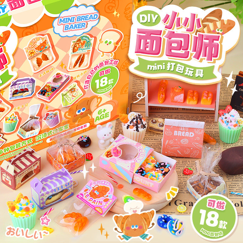 Kids DIY Mini Bakery Clay Set with Miniature Cake Ornaments