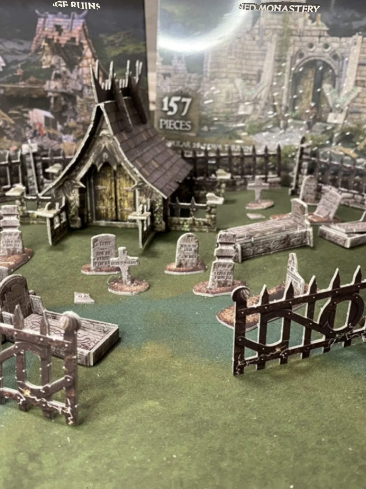 Battle Systems Graveyard Terrain for Tabletop Wargames and RPGs
