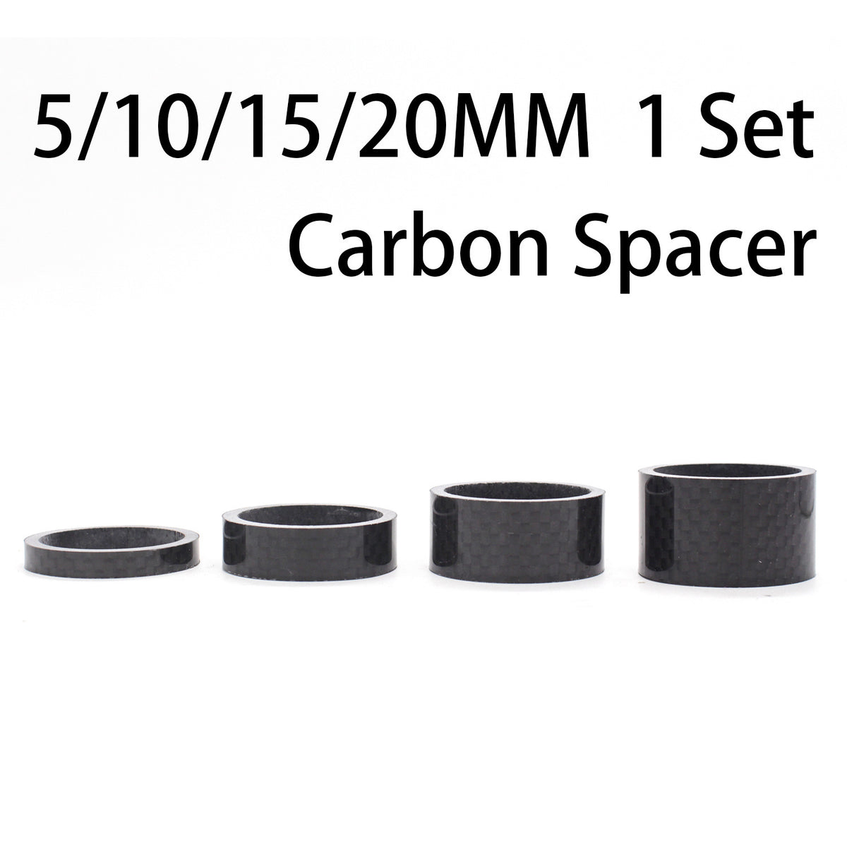 Carbon Fiber Headset Spacer for 28.6mm Bicycle Forks - Mountain & Road Bikes