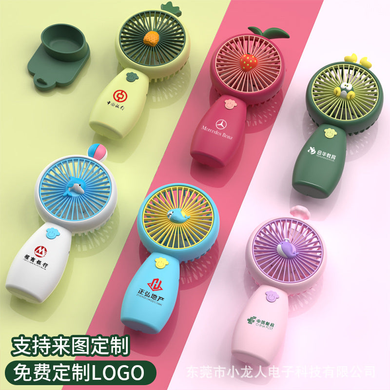 Mini USB Handheld Portable Desk Fan with 3 Speeds