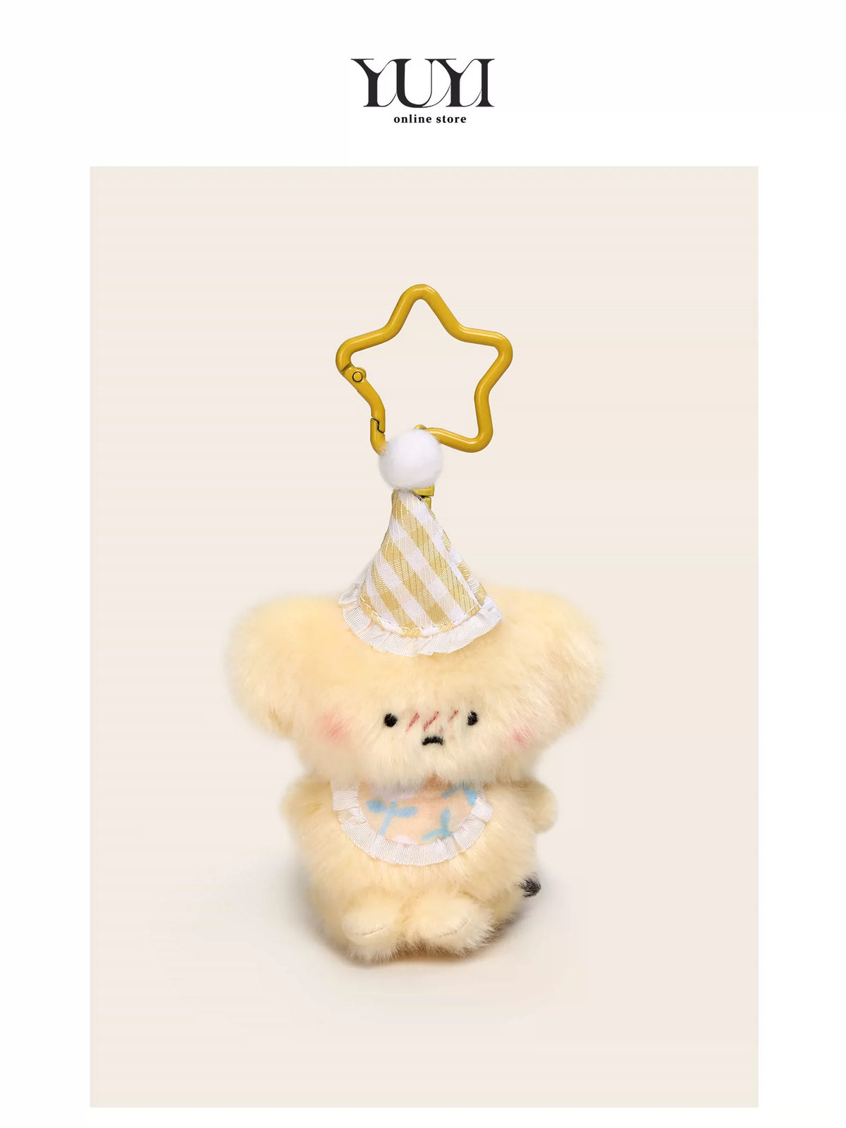 YUYI Cute Plush Doll Backpack Charm Keychain for Women