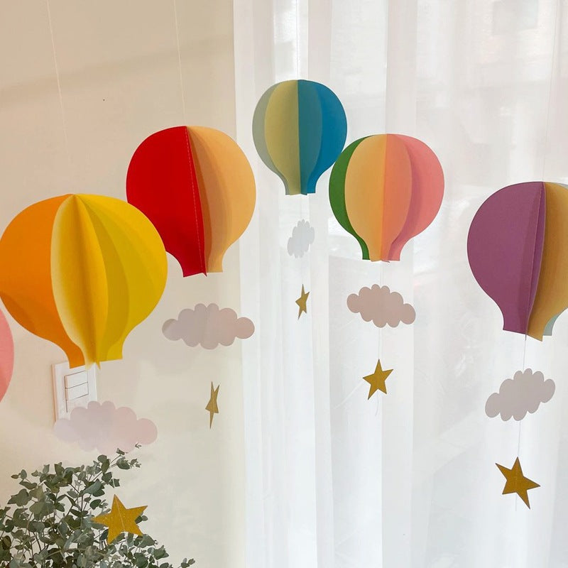 3D Hot Air Balloon Paper Lantern Decorations for Parties and Events