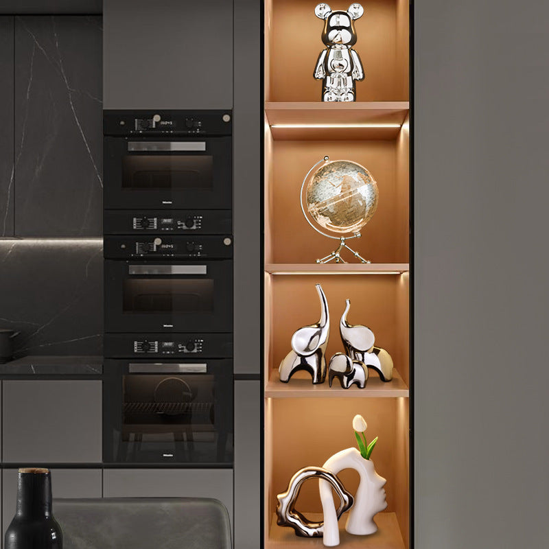 Modern Minimalist Creative Wine Cabinet Window Decoration Light Luxury Home Living Room Entrance TV Cabinet Craft Ornaments