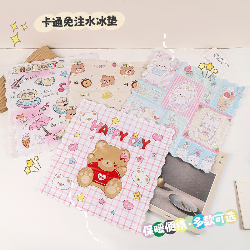Cartoon Cooling Gel Seat Cushion for Office, Car, Pet, or Student Use