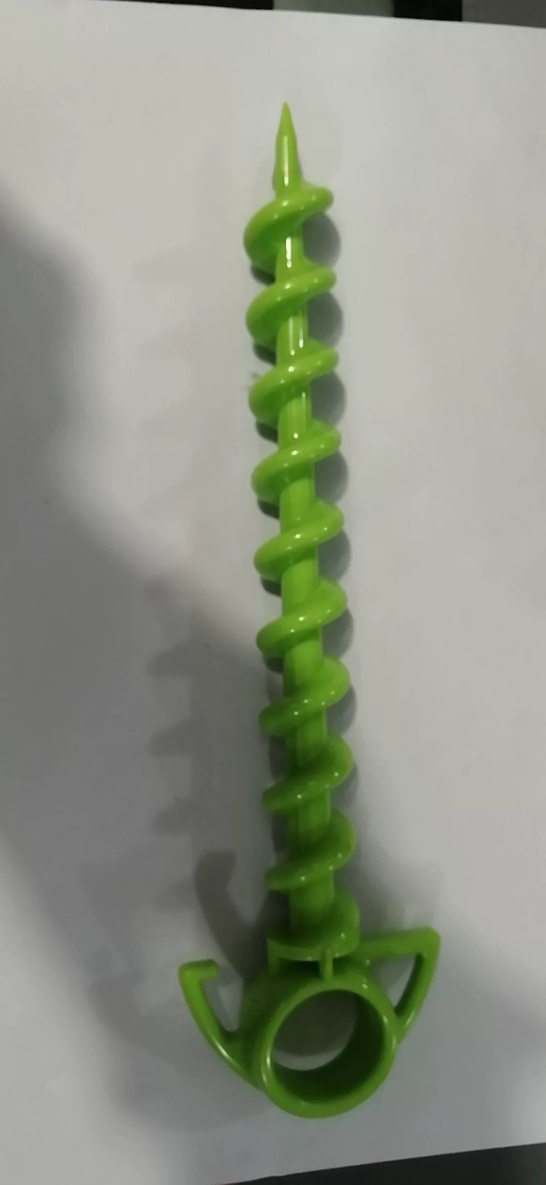 Camping Tent Pegs 25cm Spiral Plastic Ground Stakes for Outdoor Hiking and Camping