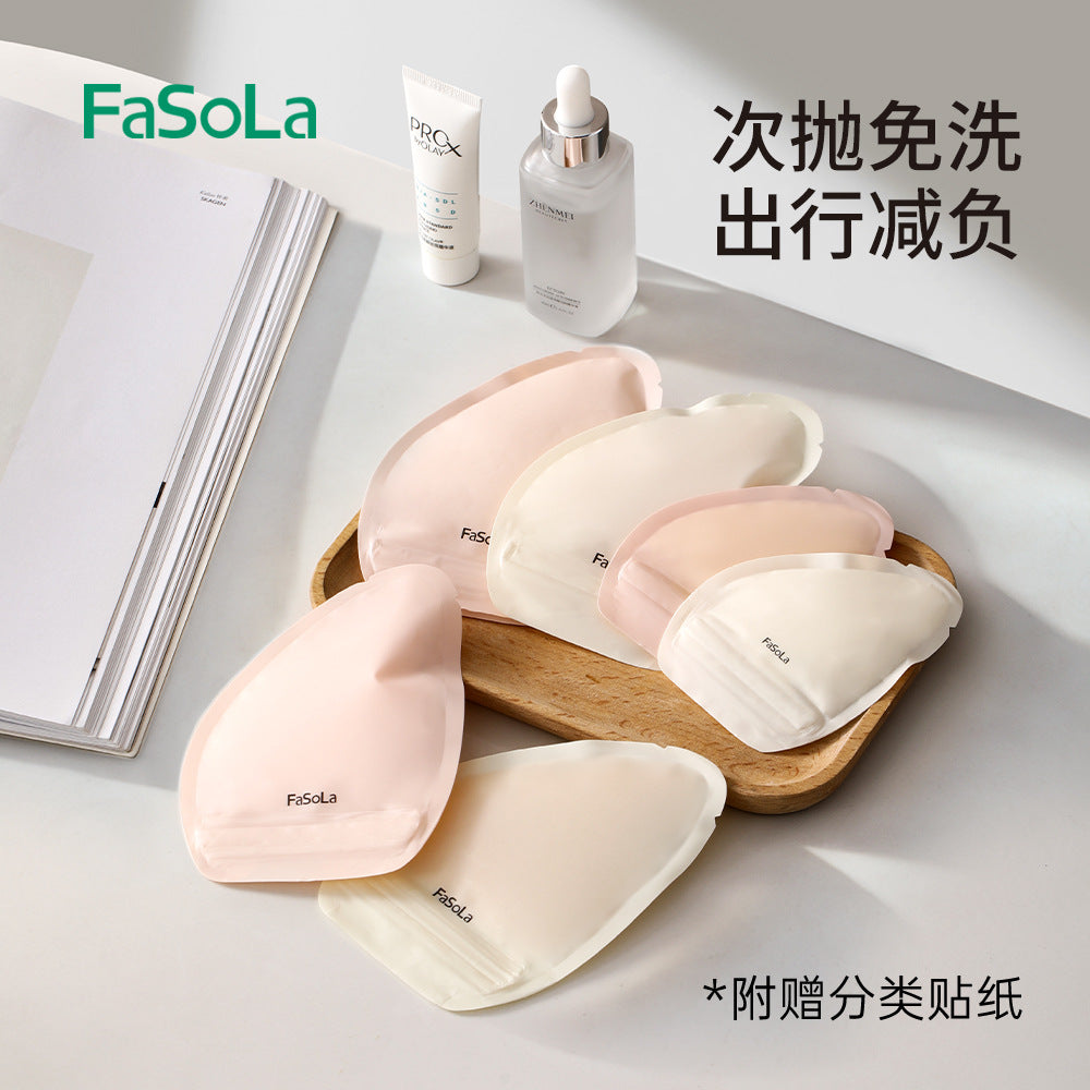 FaSoLa Travel Squeeze Pouches for Toiletries, Shampoo, Lotion, and Face Wash