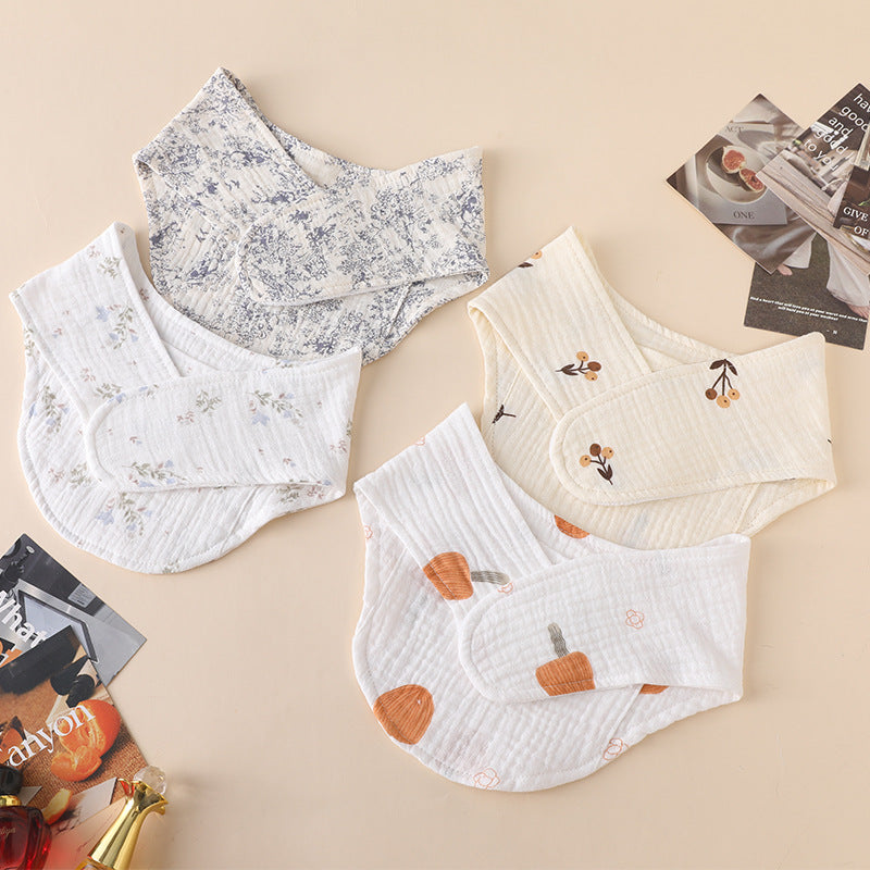 Cotton Neck Warmer for Summer, Thin Neck Gaiter for Men and Women, Air-Conditioned Room, Cold Protection, Triangle Scarf