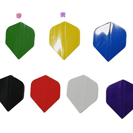 Solid Color Dart Flights - Flag Pattern Darts Wings for Mixed Packing