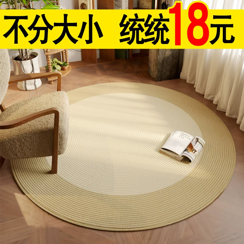 Luxury Round Area Rug for Living Room Bedroom Dressing Table Chair Mat