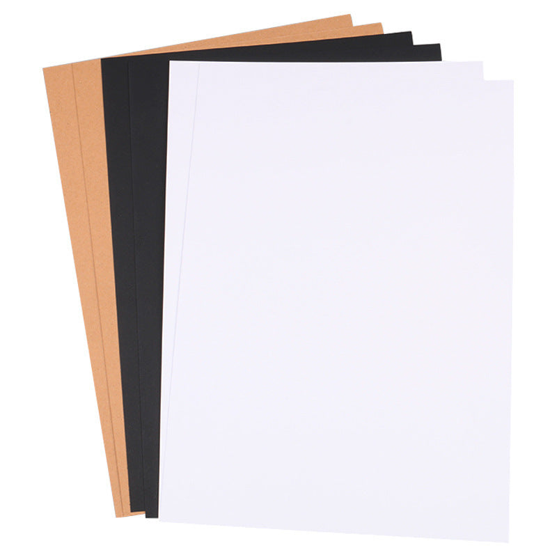 White and Black Cardstock Paper A4 A3 - 120G to 400G Thick Card Paper for Albums and Crafts