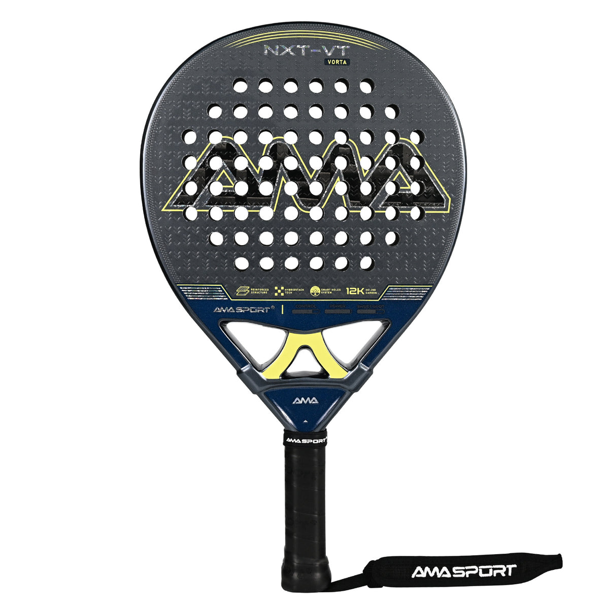 AMASPORT Padel Racket T700/3K/12K/18K Carbon Fiber