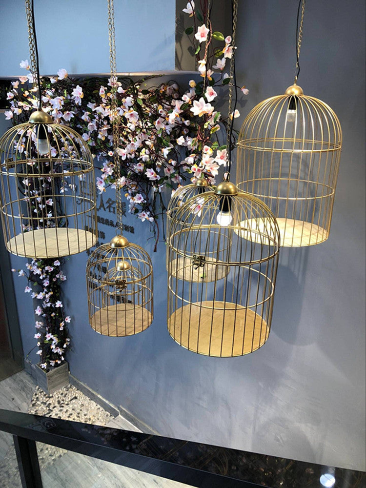 European Style Iron Art Birdcage Decor for Weddings & Photography Props