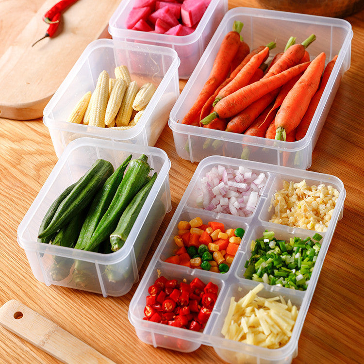 Japanese Imported Freezer Food Storage Containers with Dividers for Meat and Baby Food Prep