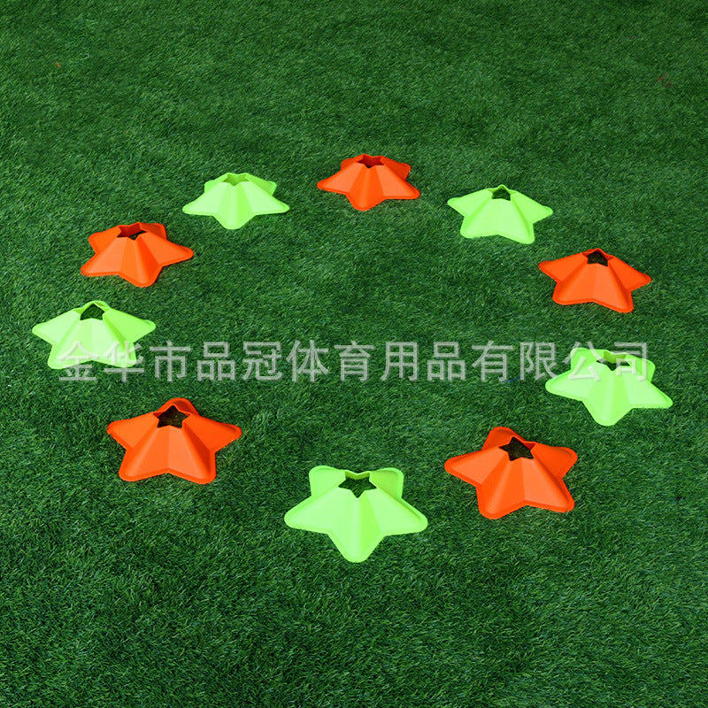 New Soccer Training Markers, Star-Shaped Disc Cones for Obstacle Drills, Football Training Equipment