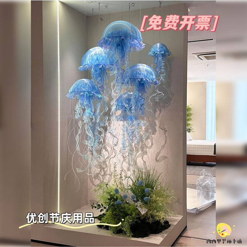 Jellyfish Hanging Decorations for Summer Storefront & Ocean Theme Events