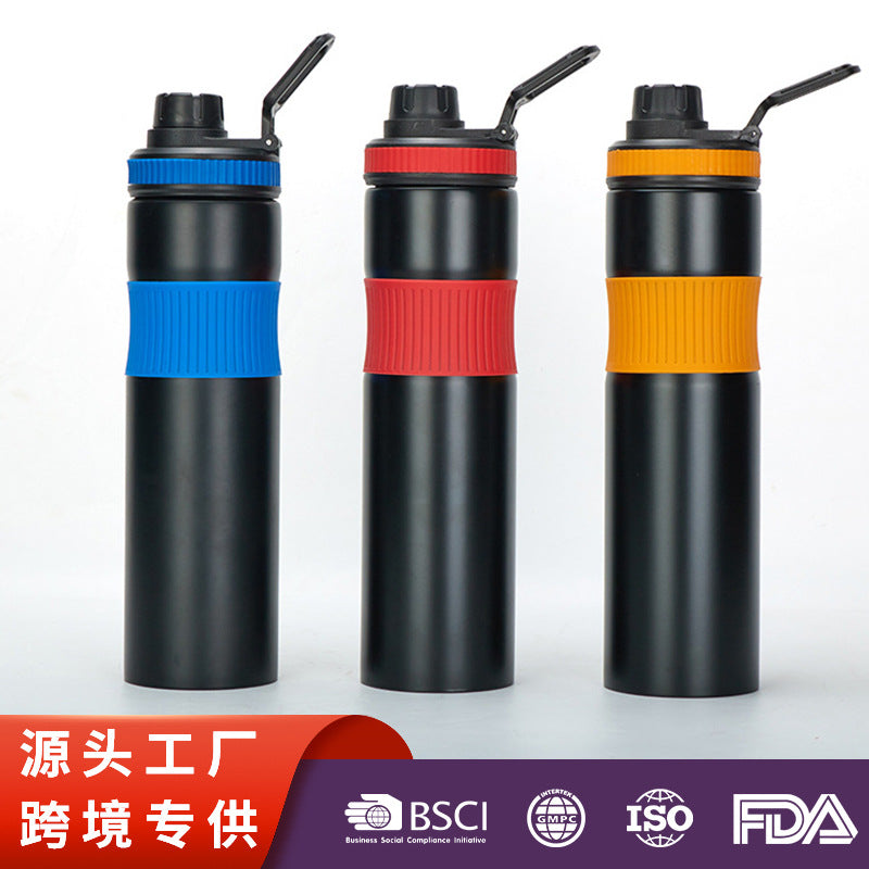Stainless Steel Water Bottle for Outdoor Sports and Fitness, Portable Travel Mug with Custom Logo Option