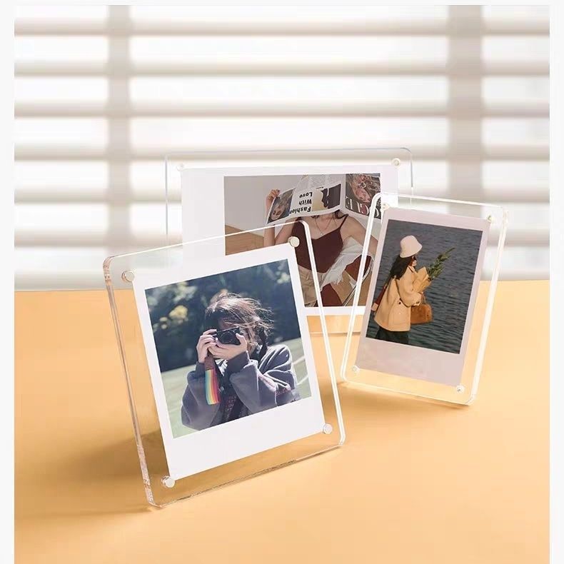 Acrylic Transparent Photo Frame for Instax Mini and 3-inch Photos