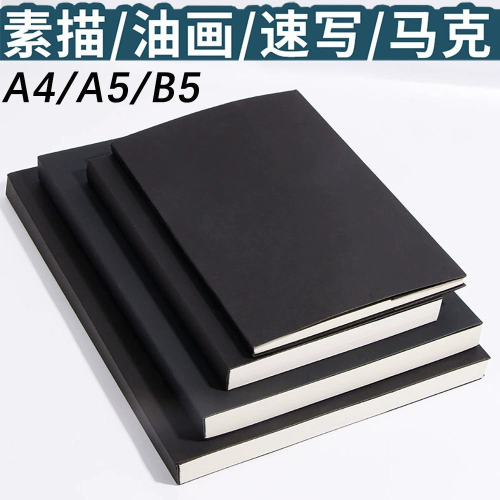 Thickened Sketchbook A4 A5 B5 Multiple Sizes Art Drawing Book Quick Sketch Pad Ink-Proof Blank Pages