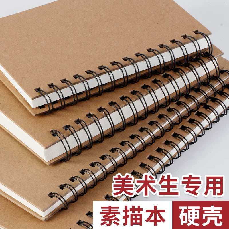Sketchbook Watercolor Pad for Artists Students Kids, 160g Thick Paper, A4/16K/A3 Sizes, Hardcover