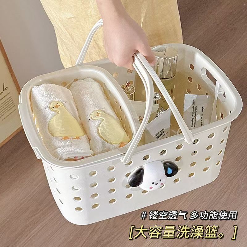 Portable Plastic Shower Caddy Basket for Dorms and Bathrooms