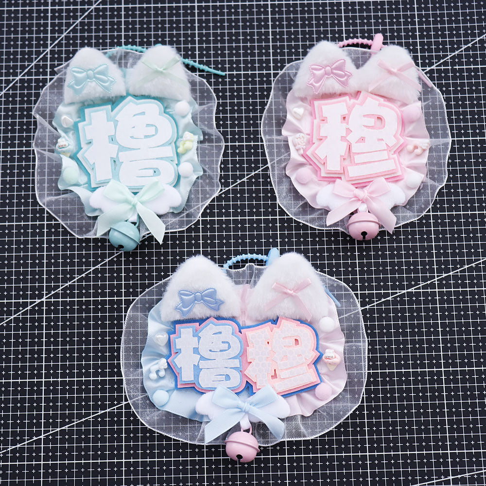 Anime Character Reflective Non-Woven Bag Charm Luggage Tag