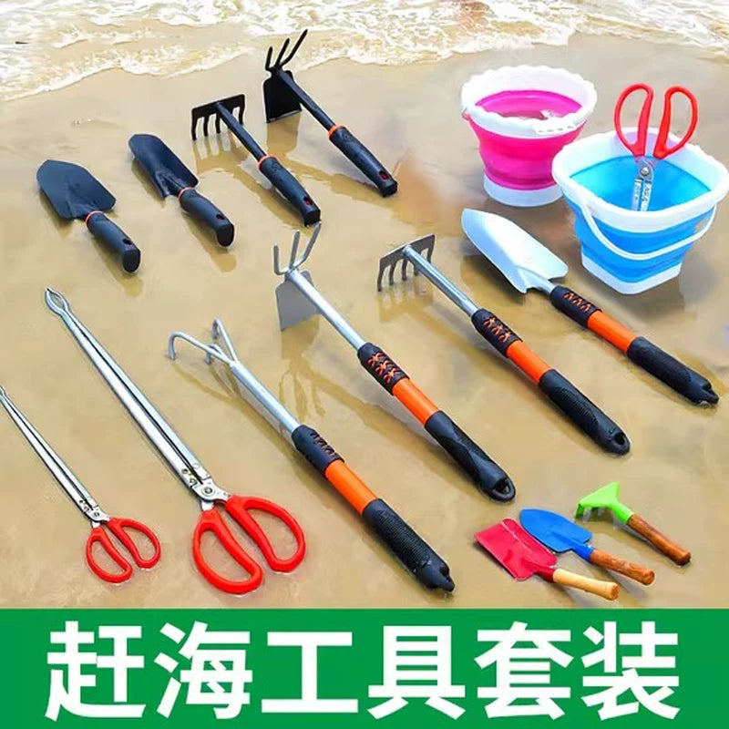 Kids' Beachcombing Tool Set for Clamming and Crabbing
