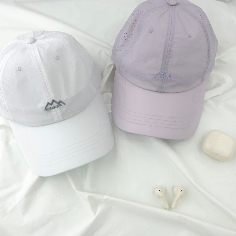 Summer Quick-Dry Outdoor Sports Sun Protection Baseball Cap with Extended Brim