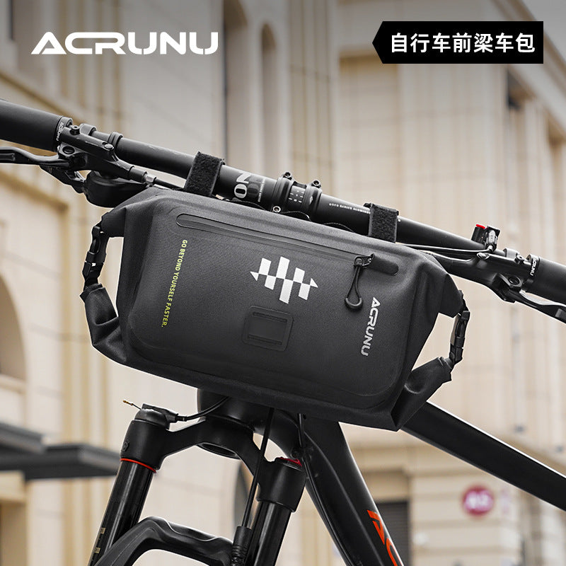Airlen Bicycle Handlebar Bag, Waterproof Scooter Front Bag with Reflective Strip, Cycling Commuter Pouch