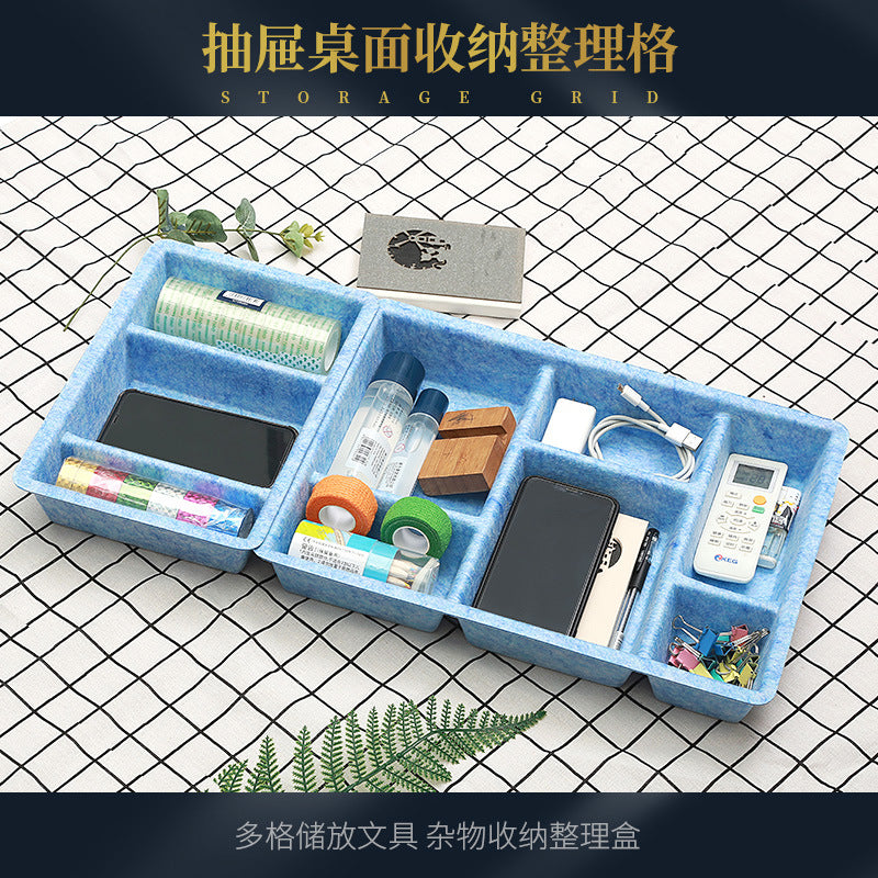 Felt Desk Drawer Organizer Tray with Storage Compartments