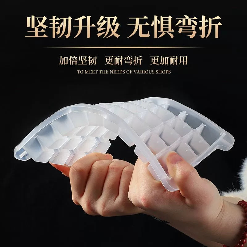 SK Clear Ice Cube Tray with Lid, 36-Grid Ice Maker for Home Freezer, Ice Ball Mold and Storage Box