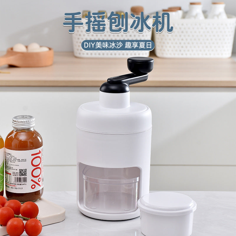 Manual Ice Shaver Machine for Homemade Smoothies & Shaved Ice, No Electricity Needed