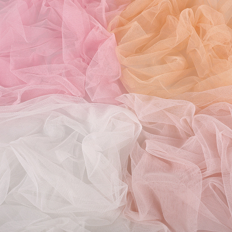 Hexagonal Mesh Fabric for Mosquito Nets, Car Window Screens, and Tutu Skirts